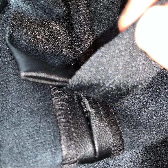 Ichi black faux leather skirt - Picture 6 of 6